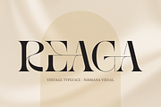 Reaga Vintage - Branding Logo Font, a Serif Font by Nirmana Visual (Thumbnail 1 of 10)