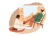 People in spa wellness salon set, a Healthcare Illustration by Good Studio (Thumbnail 4 of 10)