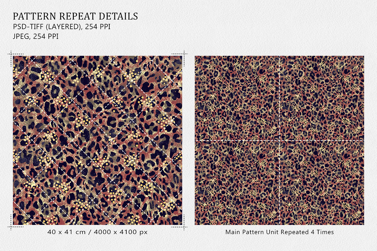 Modern Leopard Abstract Pattern, a Pattern Graphic by Gullenda (Photo 2 of 6)