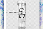 Acrylic skinny tumbler mockup, a Product Mockup by StyledProductMockups (Thumbnail 5 of 6)