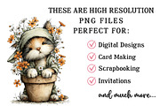 Whimsical Easter Cat Clipart, an Illustration by OK Design (Thumbnail 4 of 6)