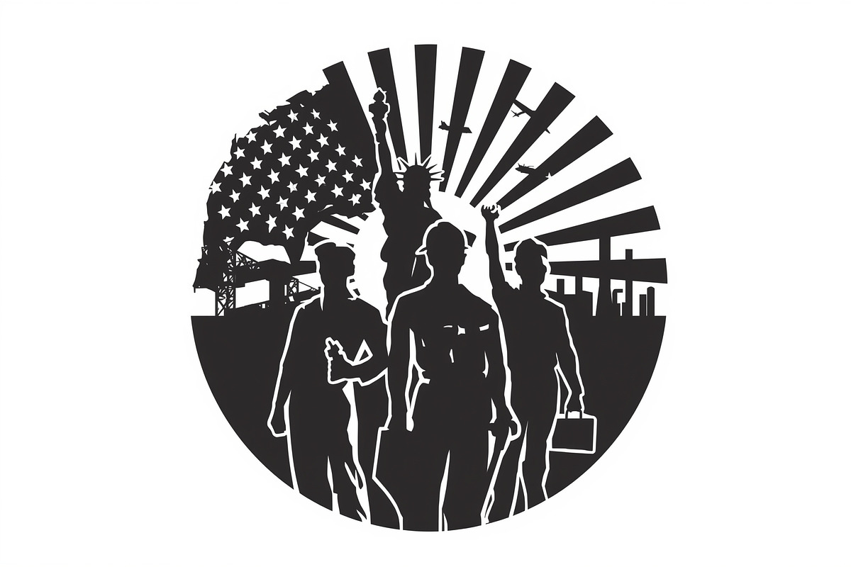 Worker Silhouette Vector Set, an Illustration by musafir_fashion (Photo 17 of 21)