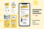 Social media template - recruitment, a Social Media Template by rivatxfz (Thumbnail 1 of 4)