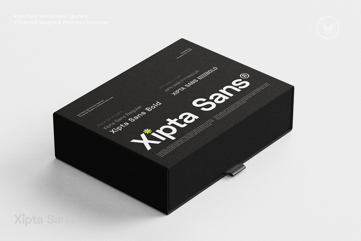 Xipta Sans – Neo Grotesk Typeface, a Sans Serif Font by Pengedar Seni (Photo 6 of 12)