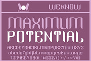 Engine of Progress font, a Font by weknow (Thumbnail 3 of 8)