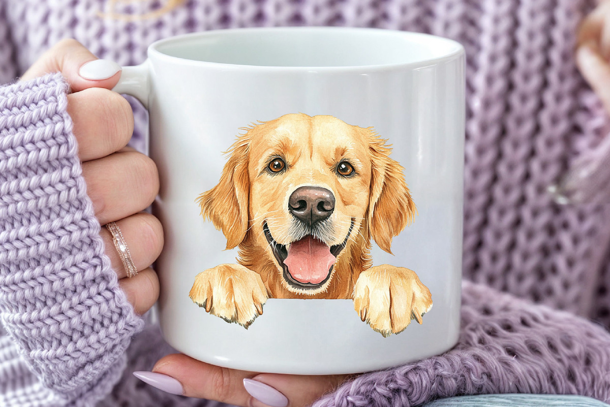 Peeking Dog Breed Clipart, an Illustration by Rose Art (Photo 5 of 7)