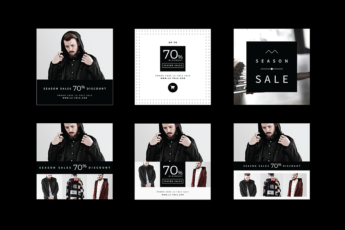 Instagram Promotion Banners, a Social Media Template by BOXKAYU (Photo 5 of 6)