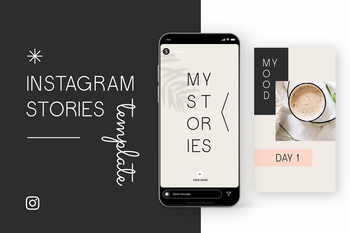 Instagram Stories Template, a Social Media Template by Wild Ones (Photo 1 of 6)