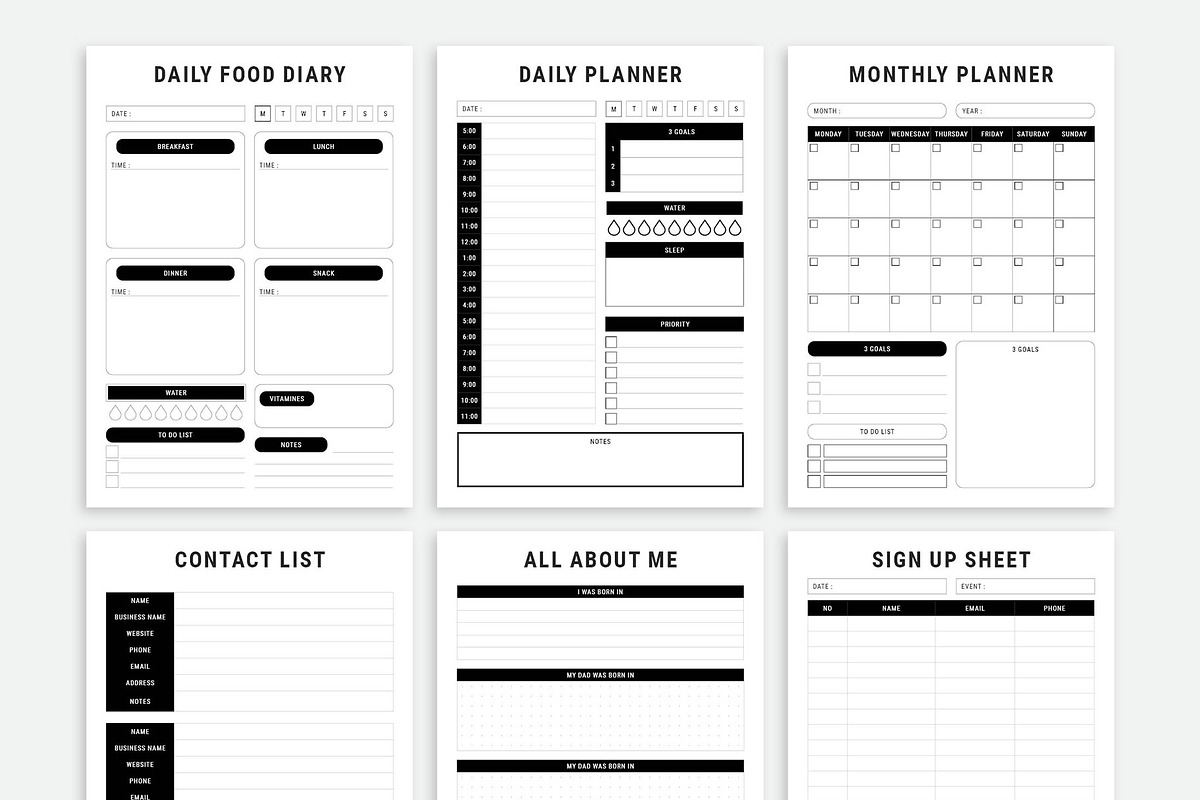 2026 Sunday Start Ultimate Planner, a Stationery Template by MNT-Creator (Photo 8 of 10)