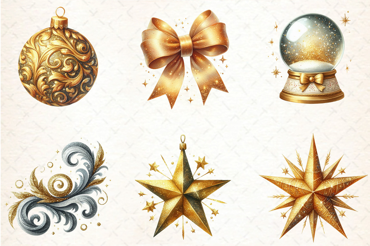 Christmas Glitter and Shimmer, an Illustration by DreamCafeArt (Photo 3 of 8)