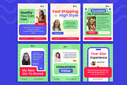 Customer Testimonials - Social Media, a Social Media Template by Jiwstudio (Thumbnail 4 of 5)