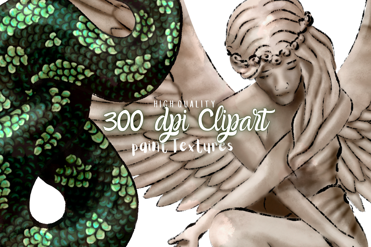 Magic Snake Clipart - Hand Drawn PNG, an Animal Illustration by Lenninator Digital (Photo 7 of 7)