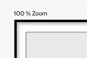 Minimal Poster Frame Mockup V4