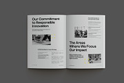Gray Minimal ESG Impact Report, a Brochure Template by Neermana (Thumbnail 2 of 11)