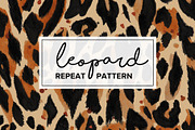 Watercolor Leopard Seamless Pattern, a Pattern Graphic by PATTERNBASE (Thumbnail 1 of 5)