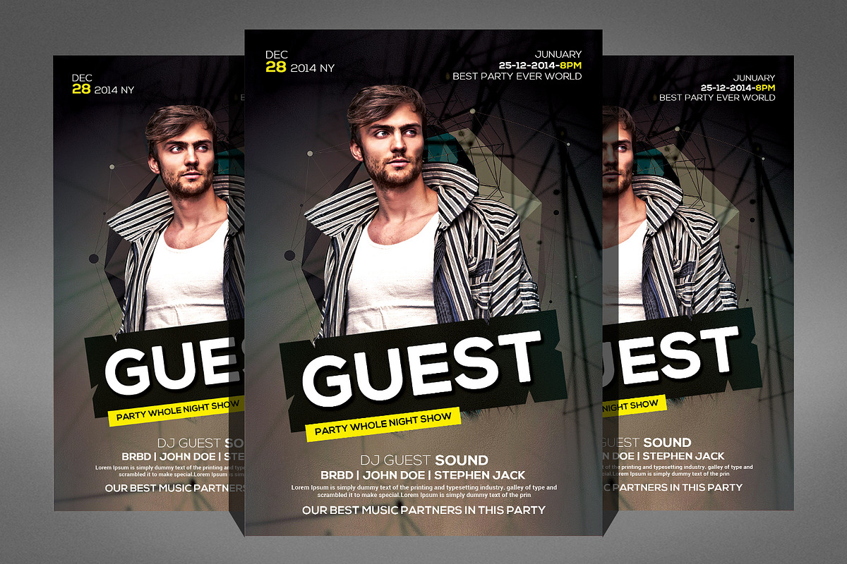 100 Party Flyer Bundle, a Flyer Template by Graphic Templates (Photo 63 of 101)