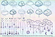 Cloud Creator Doodle Stamp Brushes, a Brush Add-On by Paper Element (Thumbnail 5 of 10)