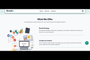 Brandly – Digital Marketing Template, a Templates & Theme by EmmanuelNdeche (Thumbnail 2 of 12)