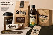 Grinzy, a Slab Serif Font by Wow Magic (Thumbnail 2 of 3)