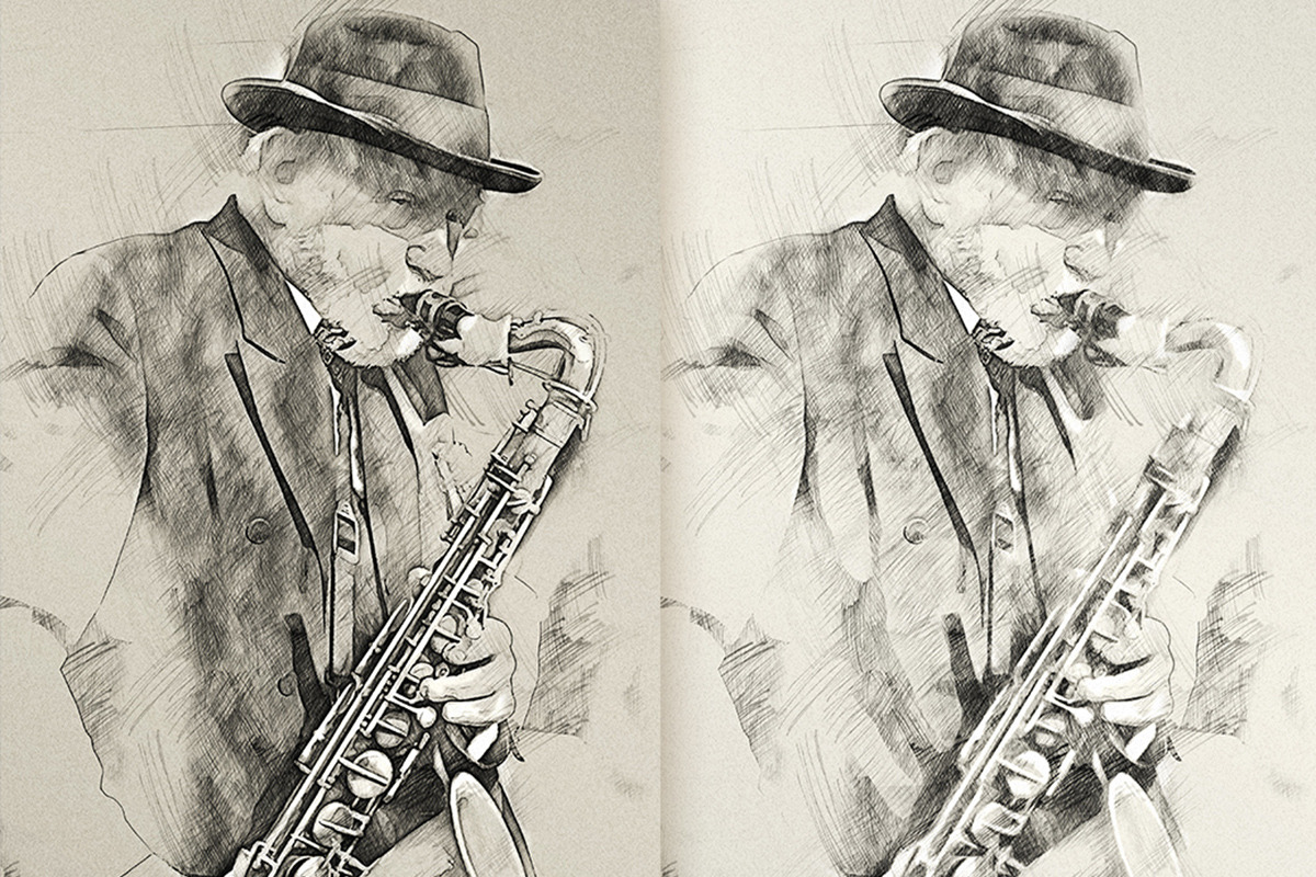 Quick Sketch Photoshop Action, an Action Add-On by GorynArt (Photo 16 of 17)
