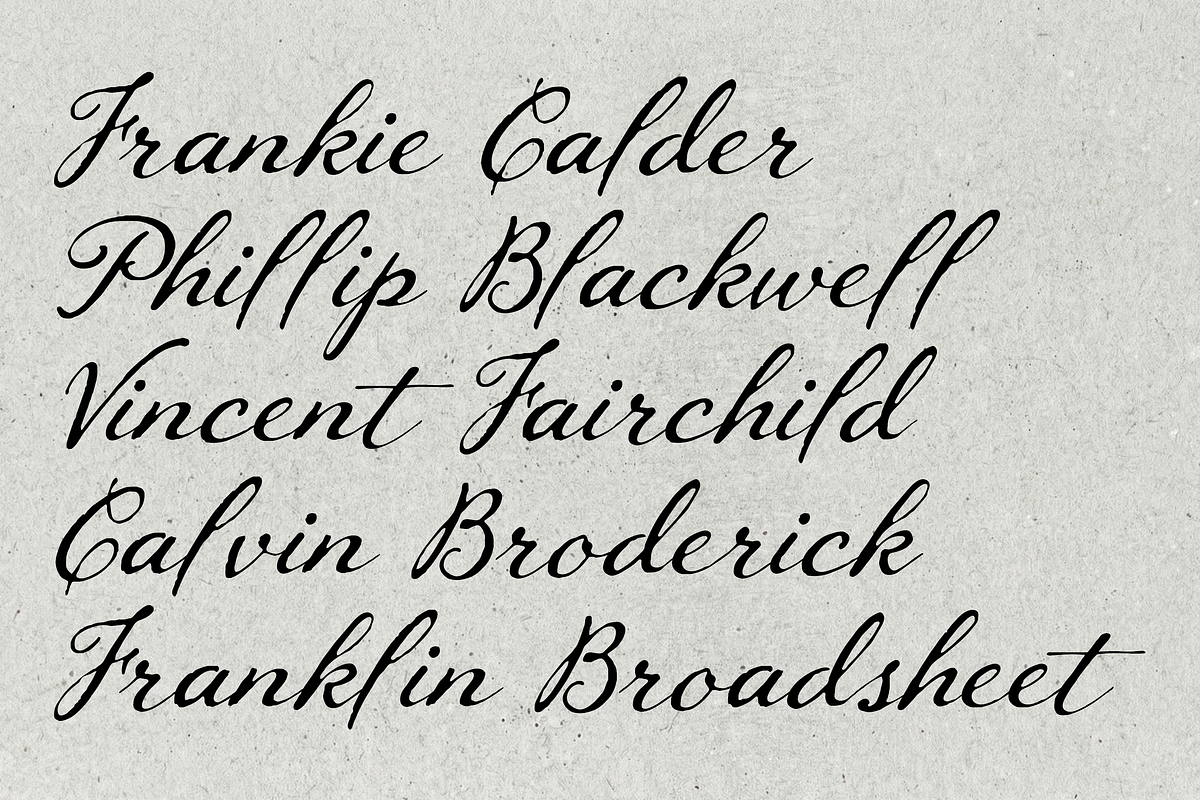 Frankie Crowley Font Collection, a Serif Font by elvinova (Photo 19 of 21)