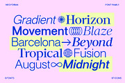 Neo Forma (NEW v2.0) 8 Fonts + Icons, a Sans Serif Font by Sam Parrett (Thumbnail 10 of 14)