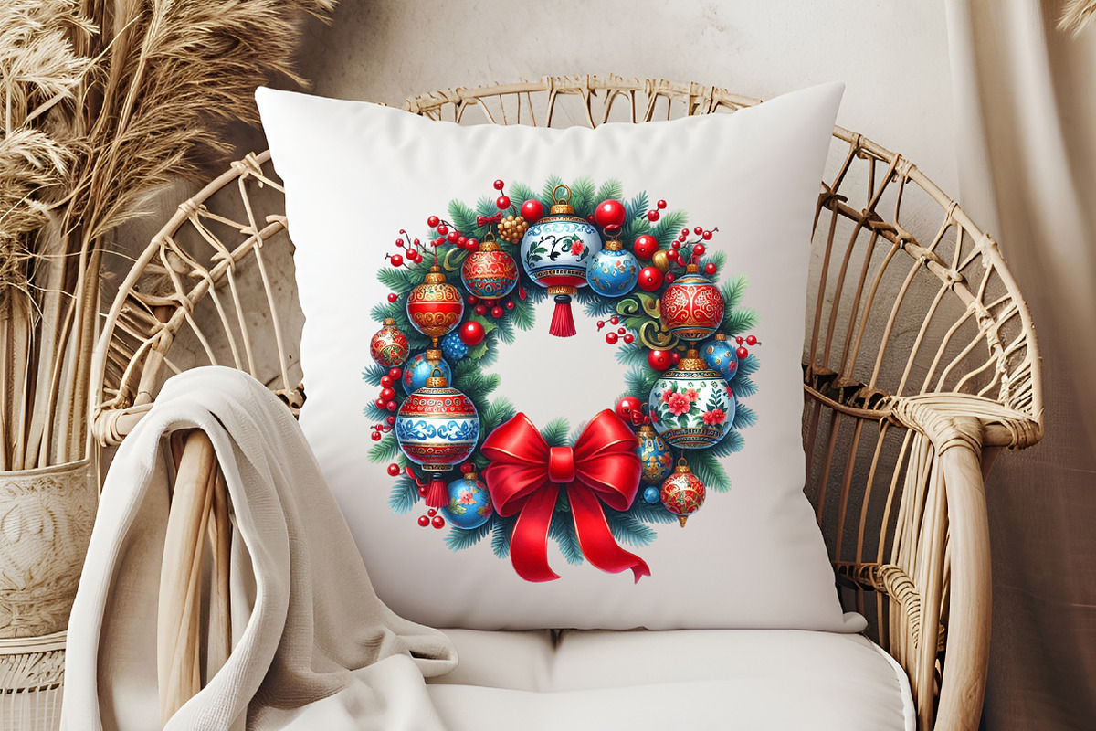 Christmas Chinoiserie Sublimation, an Illustration by Pixels.Craft (Photo 6 of 7)