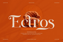 Ectros || Modern Retro Serif Font