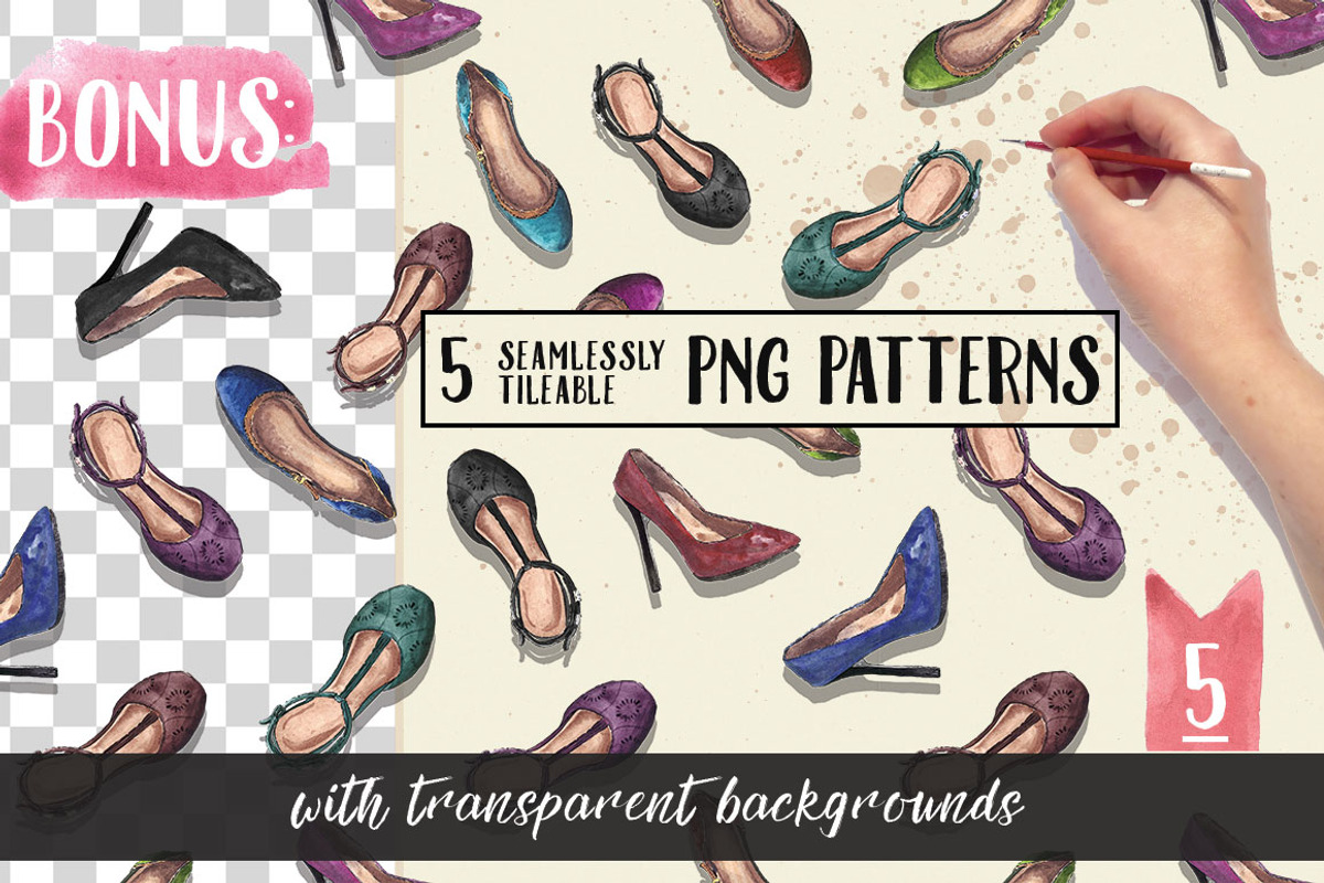 20 Pairs of Summer Shoes, an Illustration by Curve and Pixel (Photo 2 of 6)