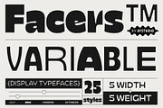 Facers, a Sans Serif Font by Adam Fathony (Thumbnail 2 of 18)