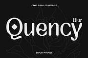Quency Blur, a Sans Serif Font by Craft Supply Co. (Thumbnail 1 of 8)