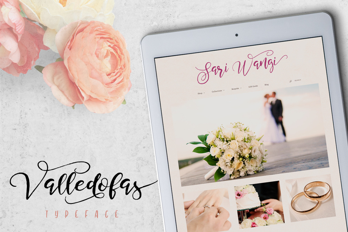 Valledofas Typeface preview 2