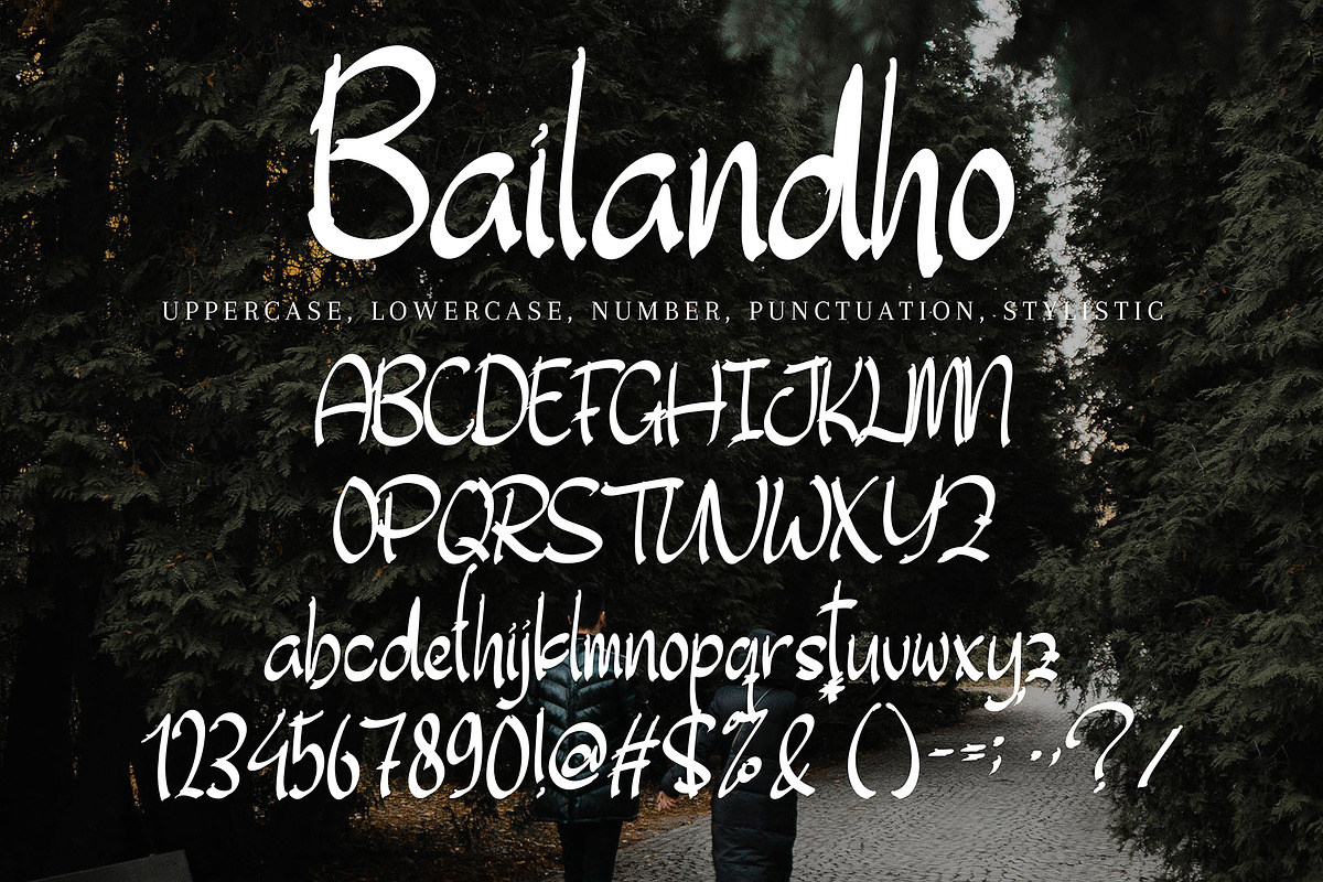 Bailandho, a Handwritten Font by HaKi Studio (Photo 3 of 6)