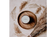 Round Product Sticker Label Mockup, a Mockup by Kelligraphy Co. (Thumbnail 2 of 2)