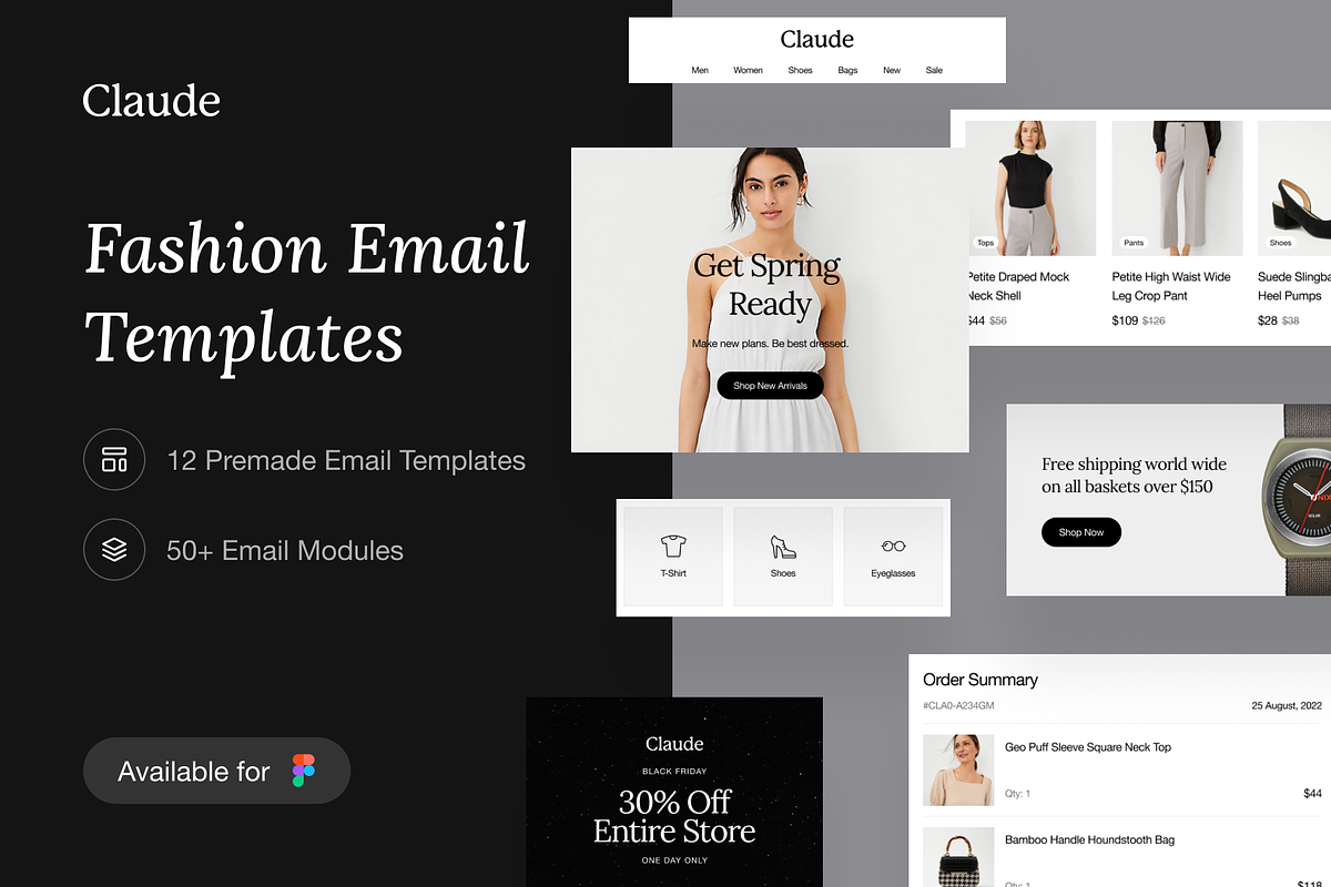 Claude - Fashion Email Templates, an Email Template by Aldy Pratama (Photo 1 of 7)