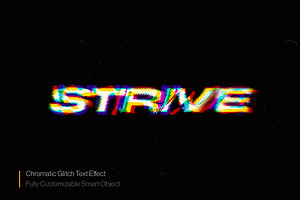 Chromatic Glitch Text Effect