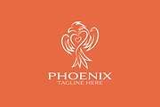 Phoenix Flying Bird Symbol Logo, a Branding & Logo Template by Signatoro (Thumbnail 3 of 3)