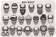 Skull creator (Blue collar edition), a Branding & Logo Template by DGIM studio (Thumbnail 2 of 7)