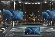 Virtual TV Studio News Set 36, an Architecture 3D Model by akerStudio (Thumbnail 8 of 25)