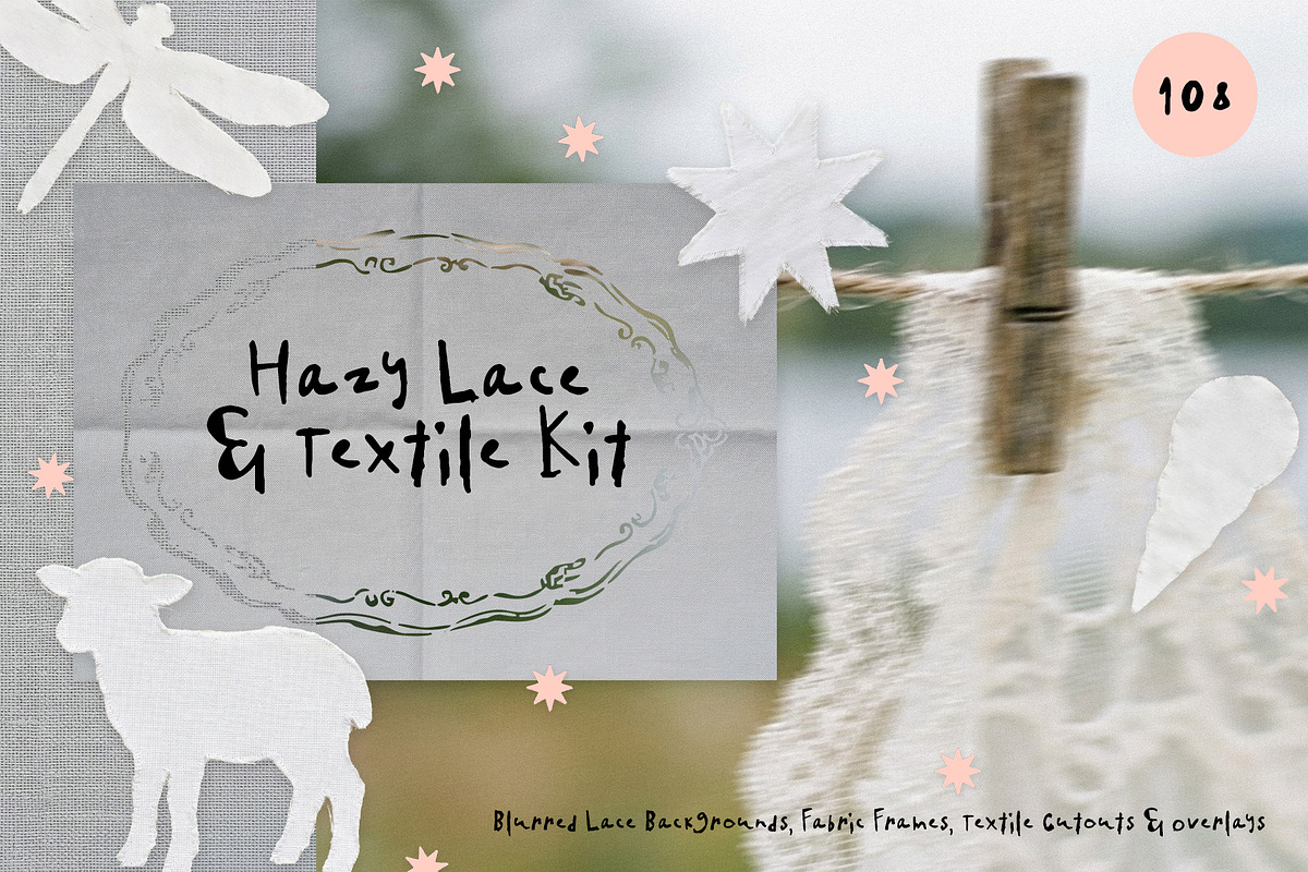Hazy Lace & Textile Kit, an Object Graphic by divanovskaya_nv (Photo 1 of 24)