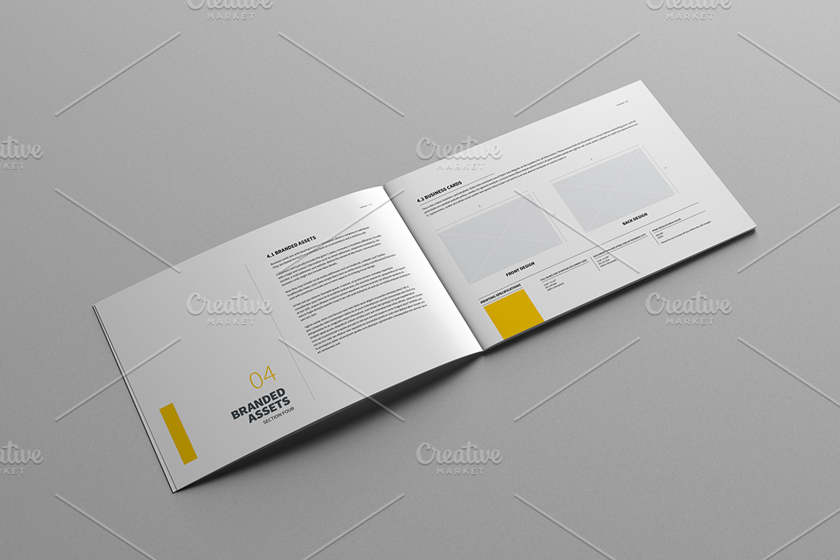 Brand Manual 32 Pages A4 / US Letter, a Brochure Template by Mastergfx (Photo 24 of 31)