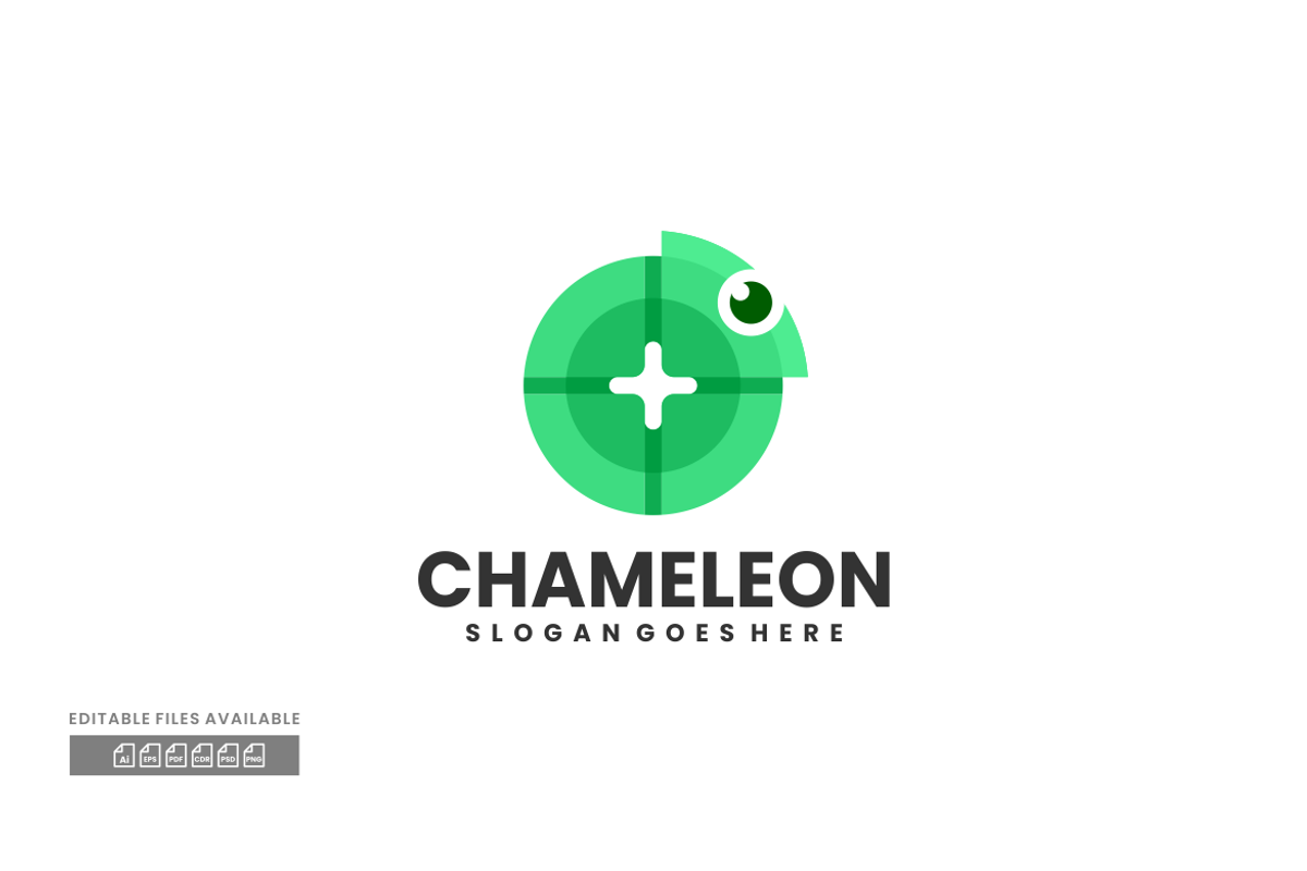 Chameleon Flat Color Logo, a Branding & Logo Template by ivan_artnivora