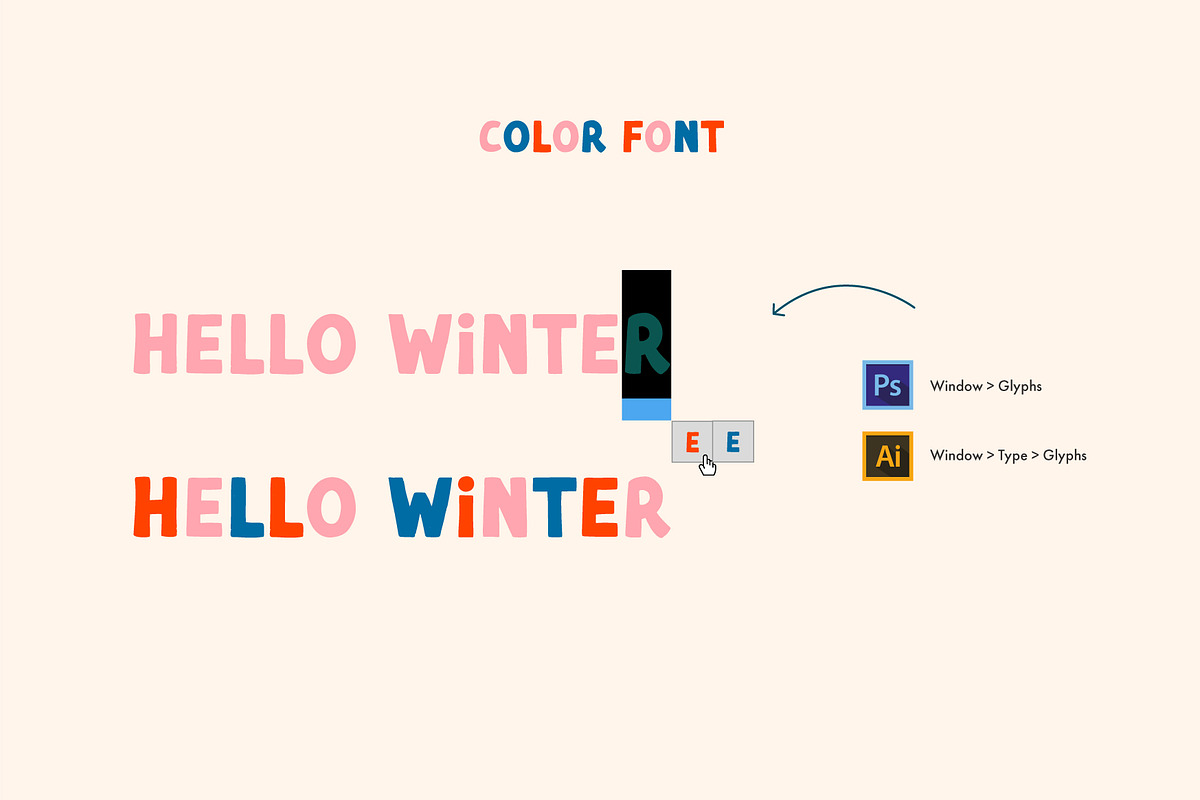Very Merry | Playful font, a Font by JuliaVolkova (Photo 7 of 8)