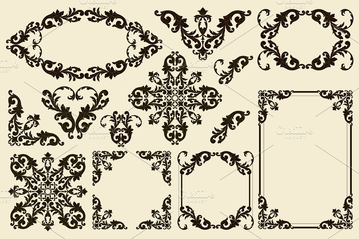 Borders And  Frames Hand Drawn, an Object Graphic by Samira (Photo 3 of 6)