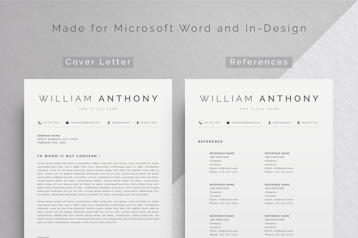 Resume/CV, a Resume Template by Mr-Template (Photo 3 of 4)