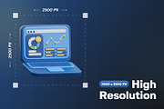 Business Banking 3D Icon Pack, an Object 3D Model by Haps Space (Thumbnail 2 of 4)