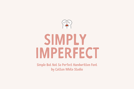 Simply Imperfect Handwritten Font