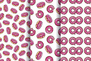 24 Donuts Patterns