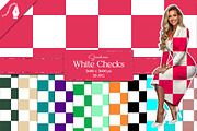 White Checkered Seamless Patterns, a Pattern Graphic by Creative Matrix82 (Thumbnail 1 of 7)