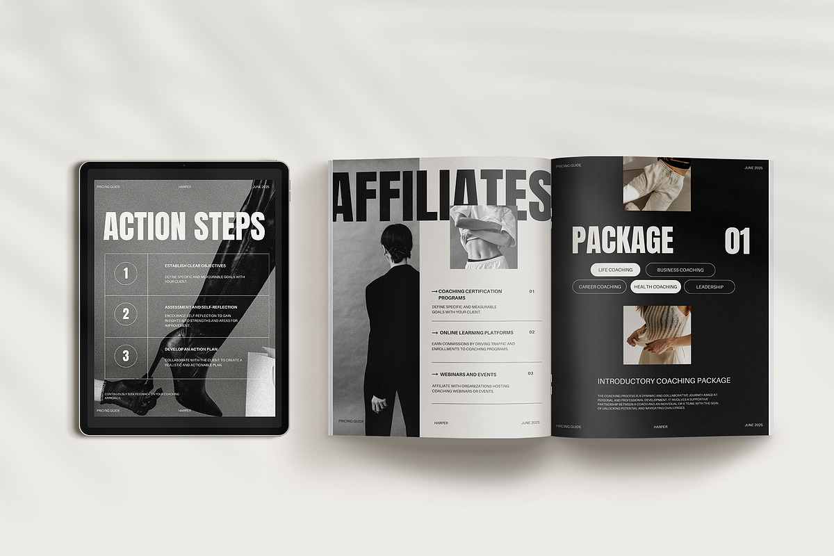 HARPER Services & Pricing Guide, a Marketing Template by Amaré Creative (Photo 7 of 9)